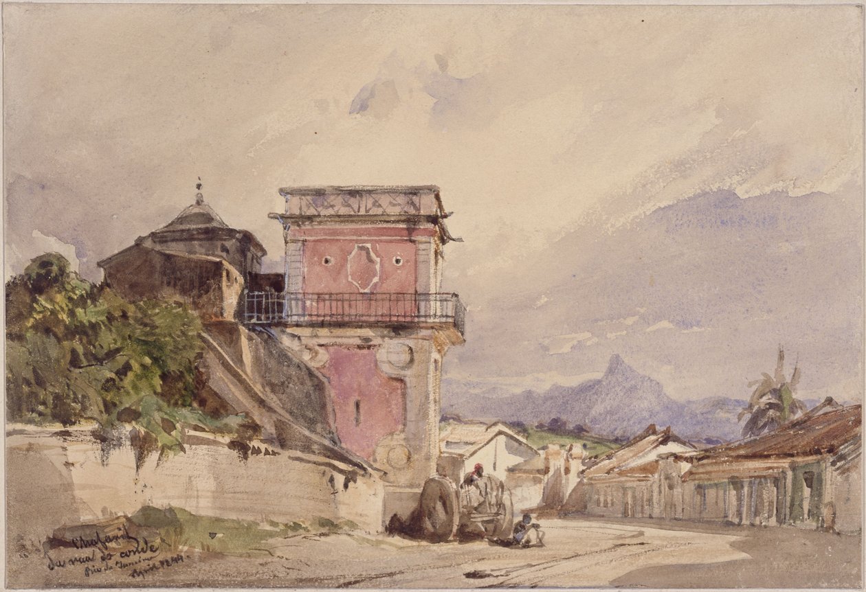 Fontaine de la rue do Conde. Rio de Janeiro - Eduard Hildebrandt