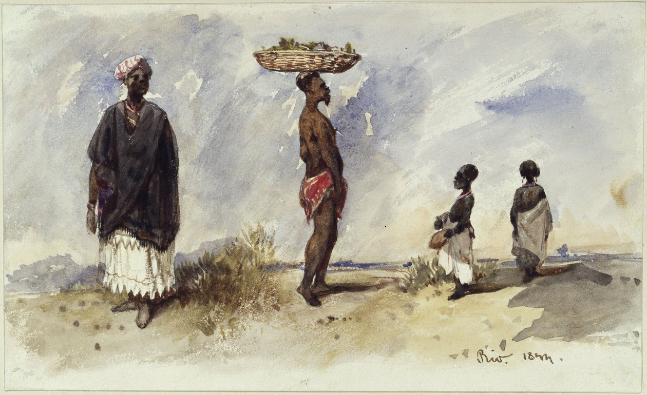Les habitants de São Paulo - Eduard Hildebrandt
