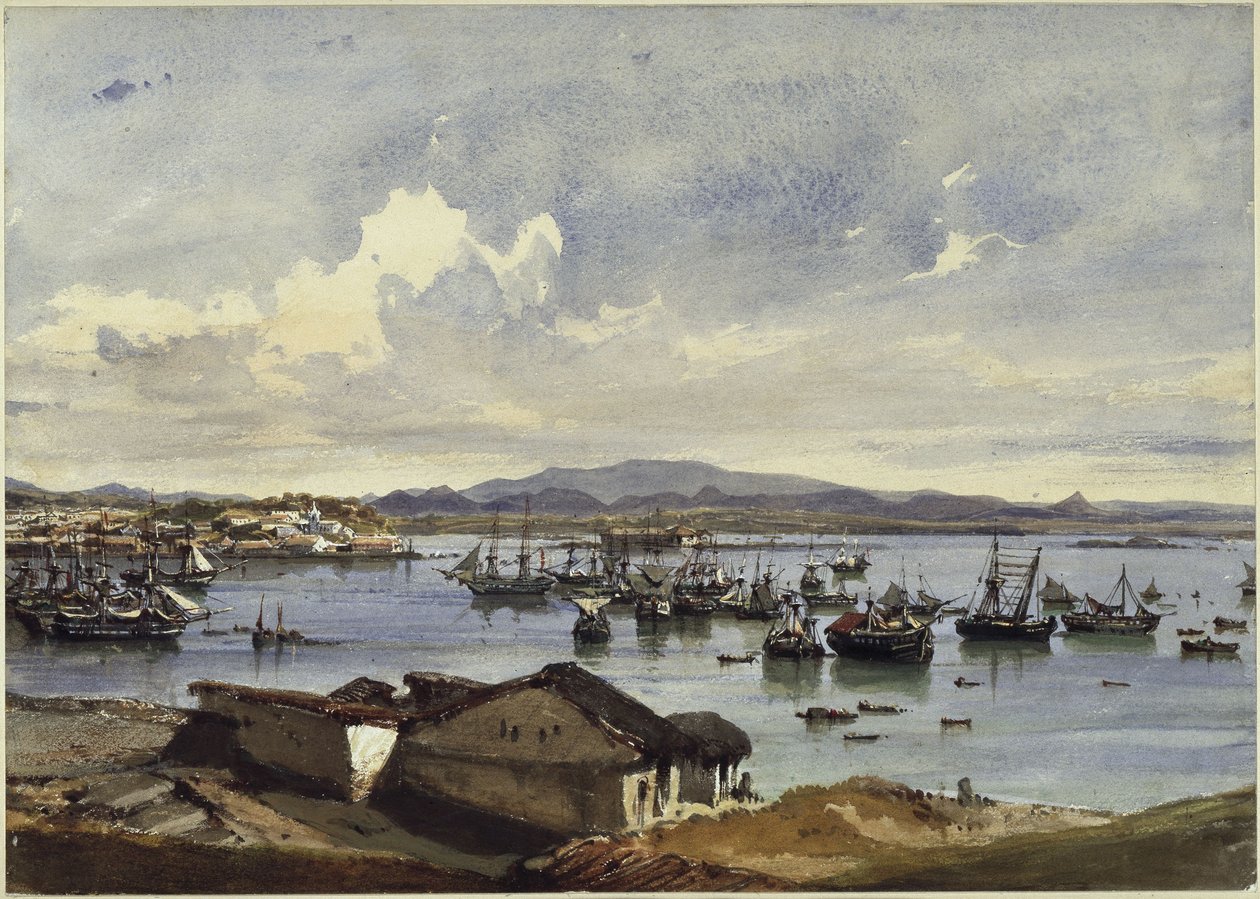 Panorama de Rio de Janeiro - Eduard Hildebrandt