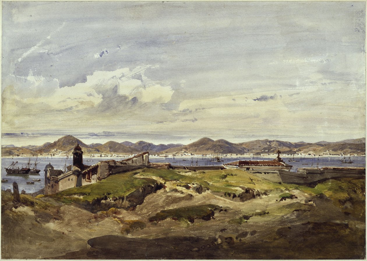 Panorama de Rio de Janeiro - Eduard Hildebrandt