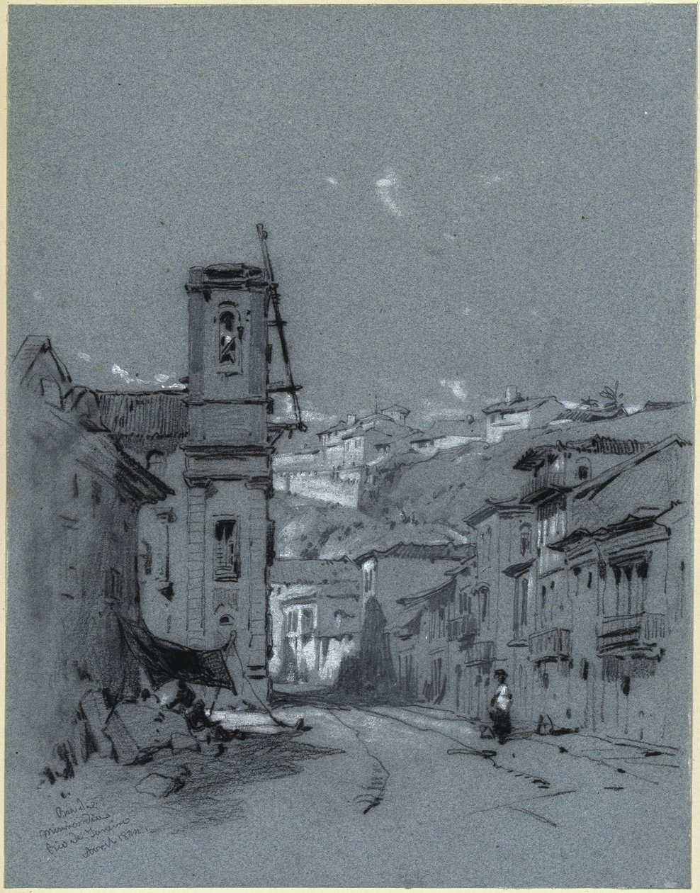 Rue de la Miséricorde à Rio de Janeiro - Eduard Hildebrandt