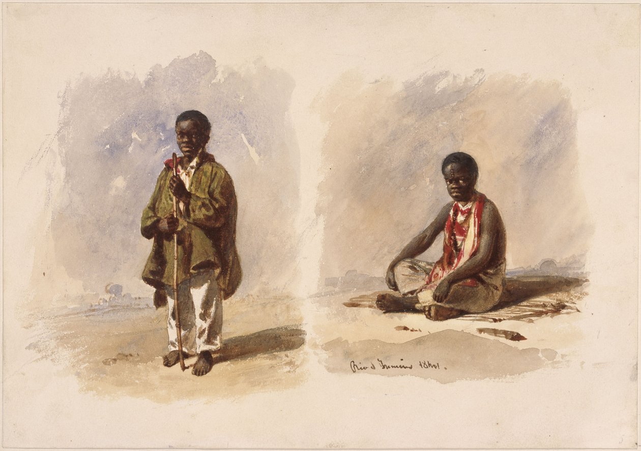 Deux petits Afro-brésiliens ; l