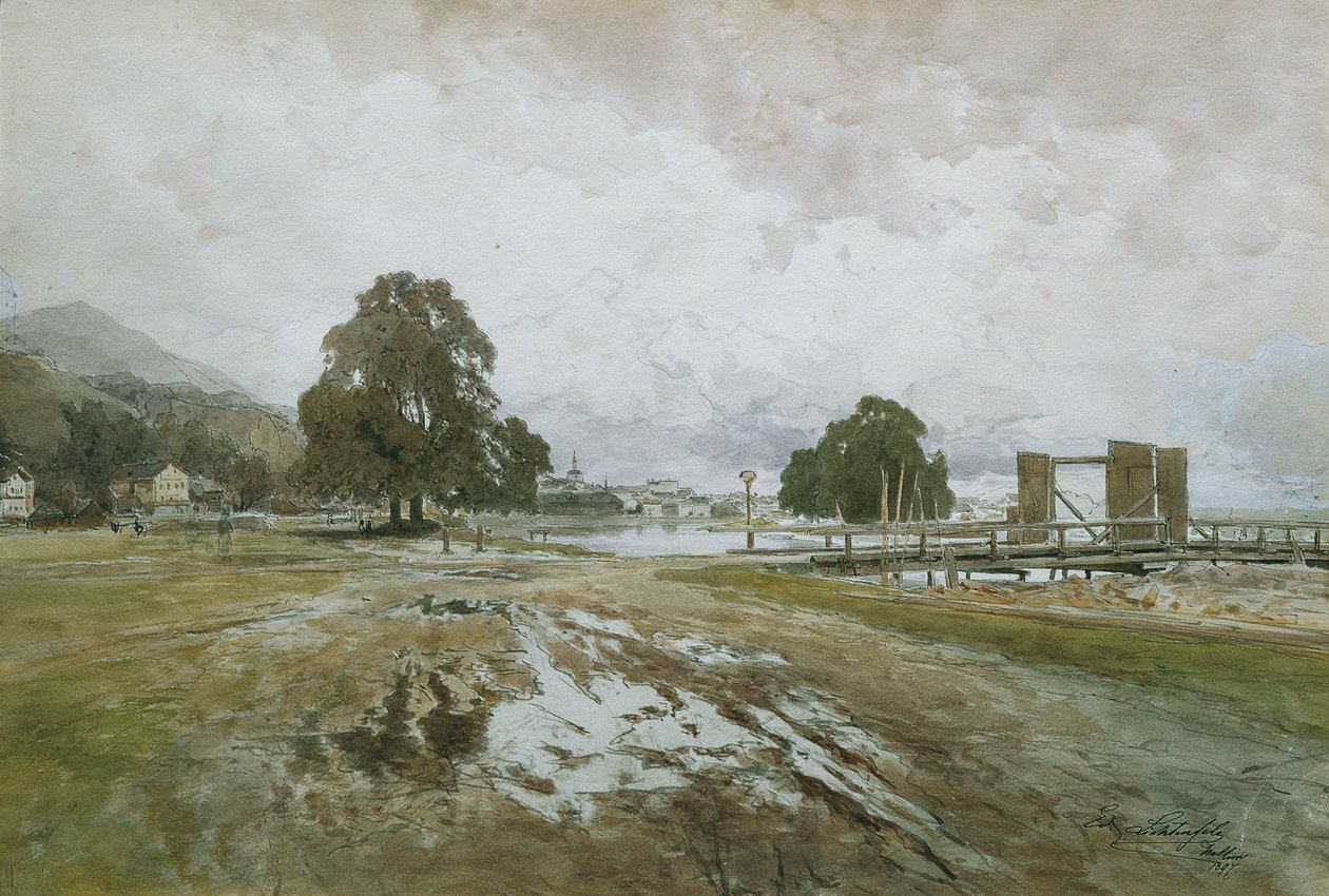 Au râteau de bois - Eduard Peithner von Lichtenfels