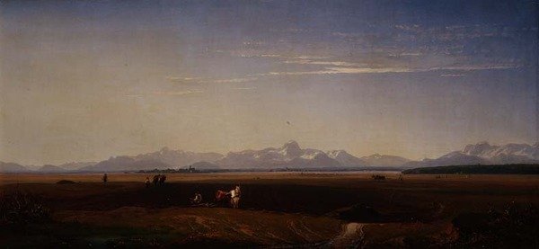Labourage en Bavière - Eduard Schleich