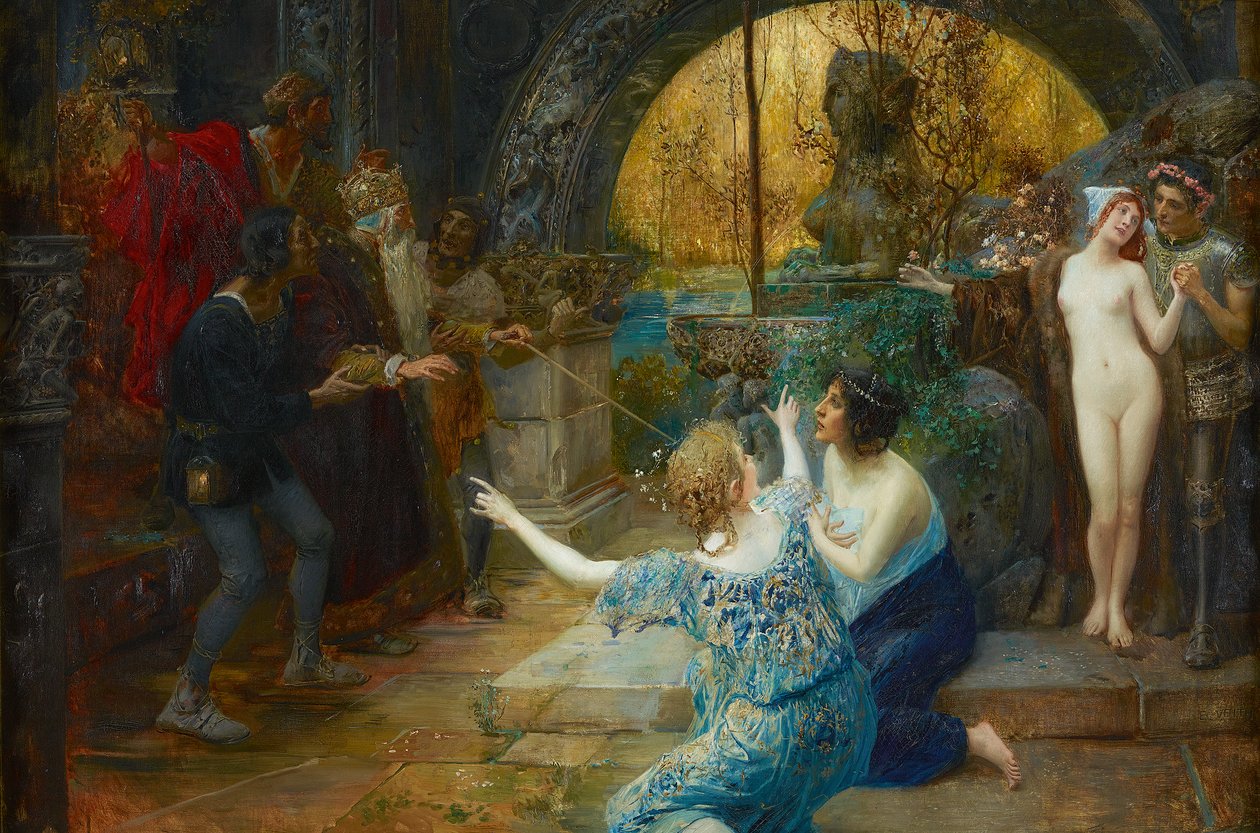 Fontaine de jouvence, vers 1890 (huile sur toile) - Eduard Veith