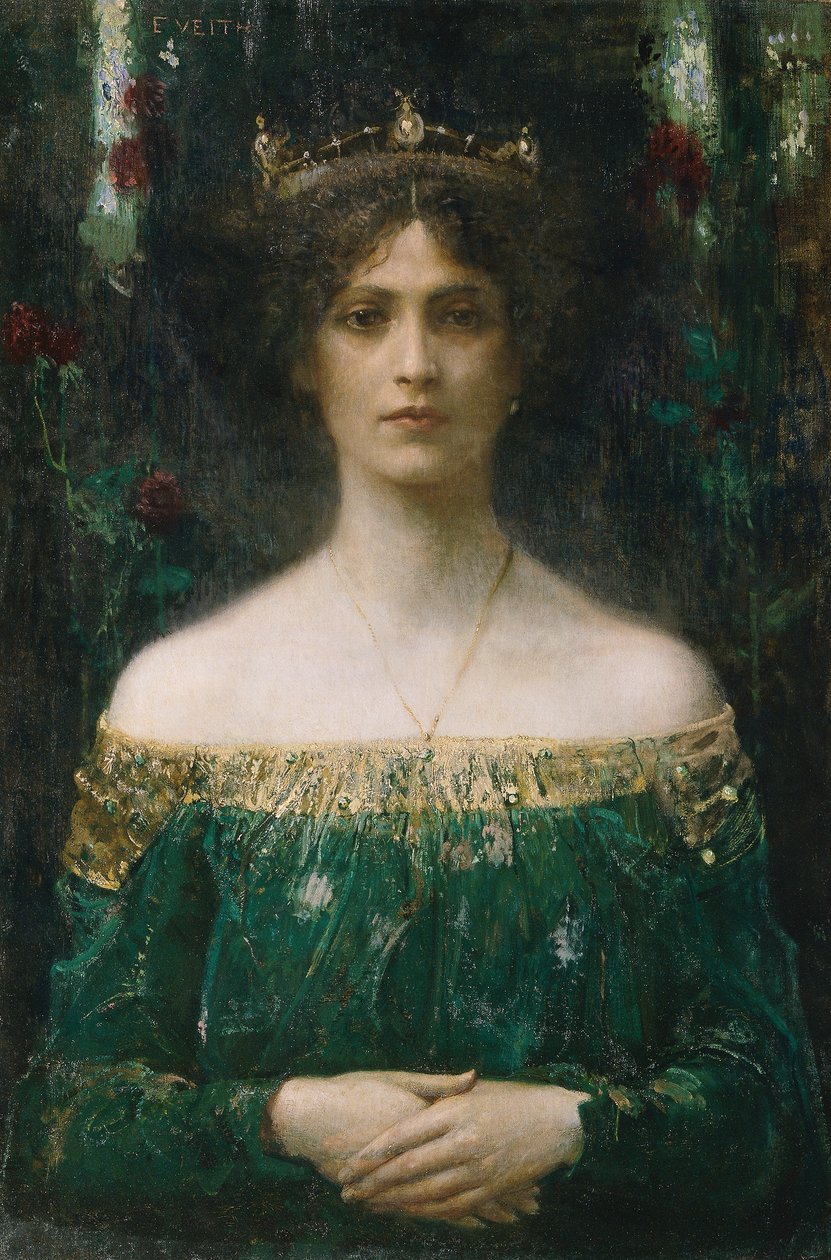La fille du roi, avant 1902 (huile sur toile) - Eduard Veith