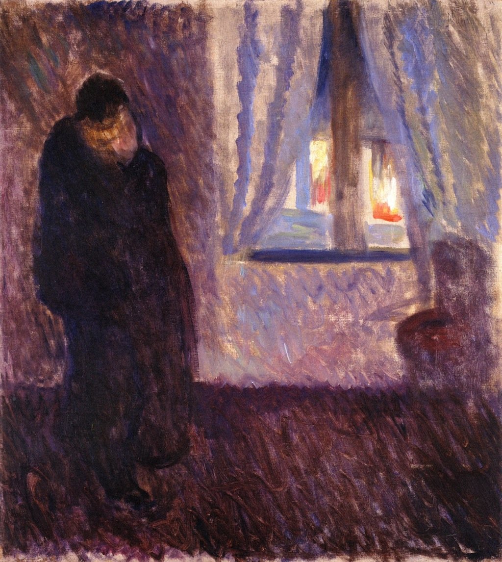 Baiser près de la fenêtre - Edvard Munch
