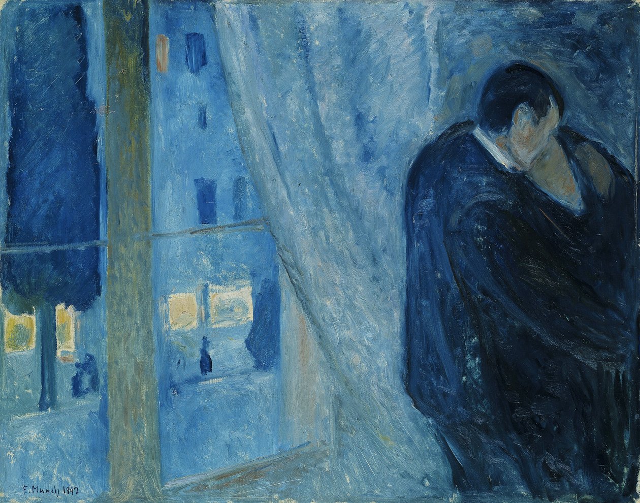 Baiser près de la fenêtre - Edvard Munch