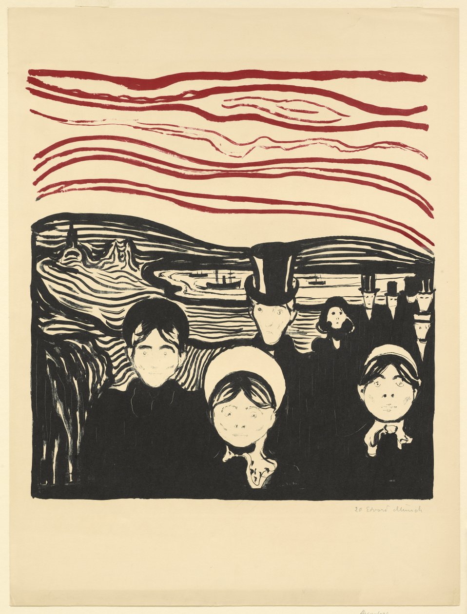 Anxiété - Edvard Munch
