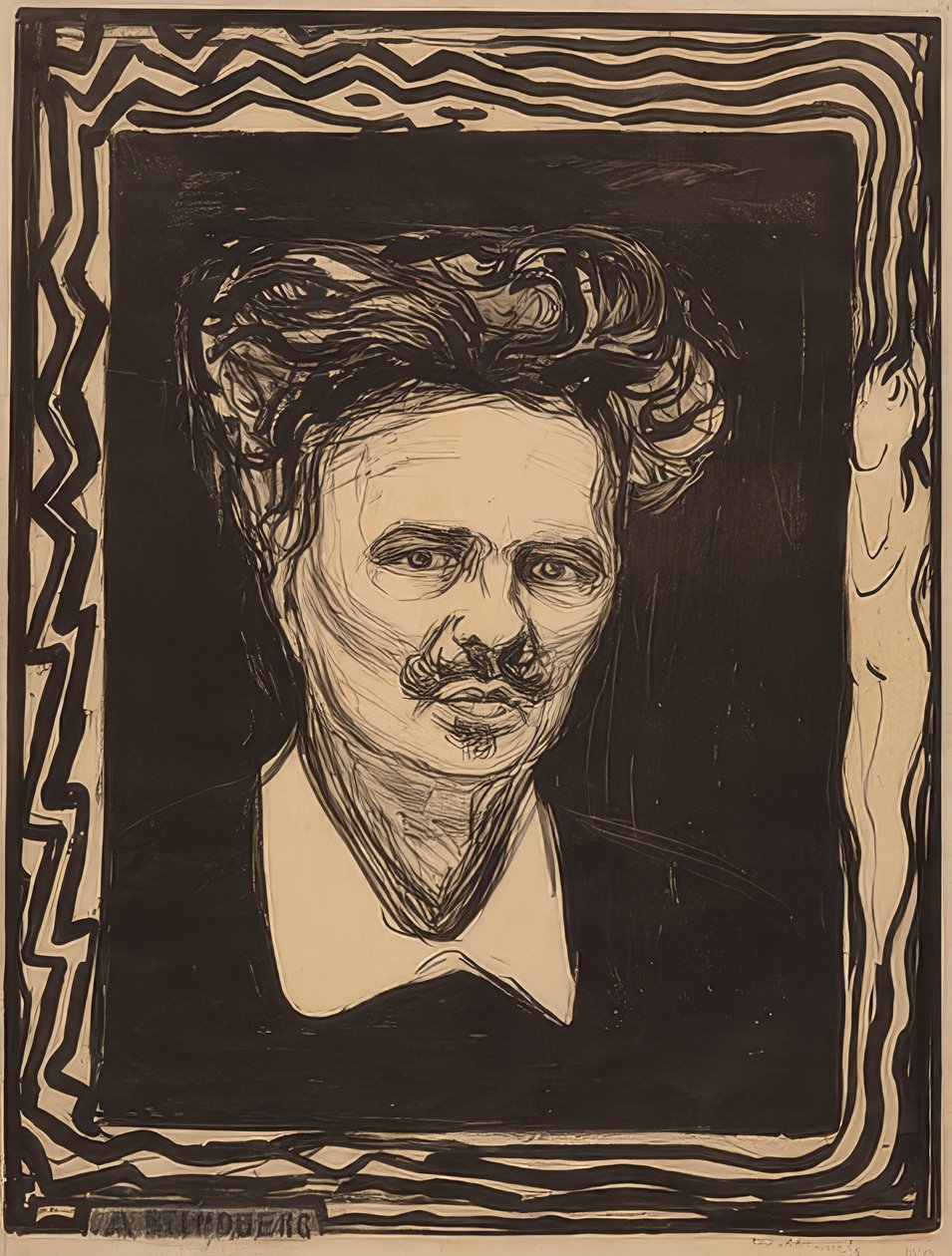 August Strindberg - Edvard Munch