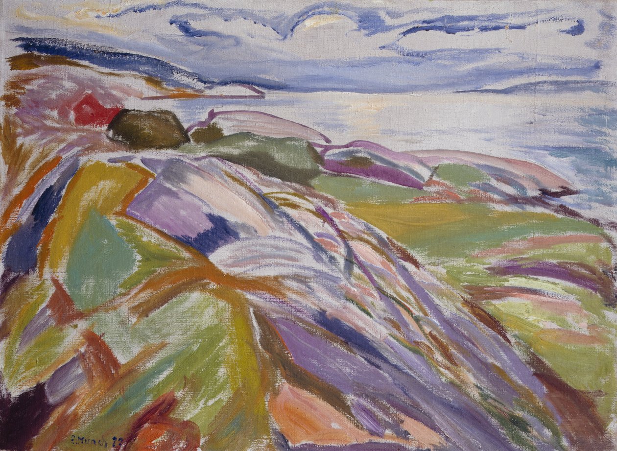 Paysage côtier, Hvitsten - Edvard Munch