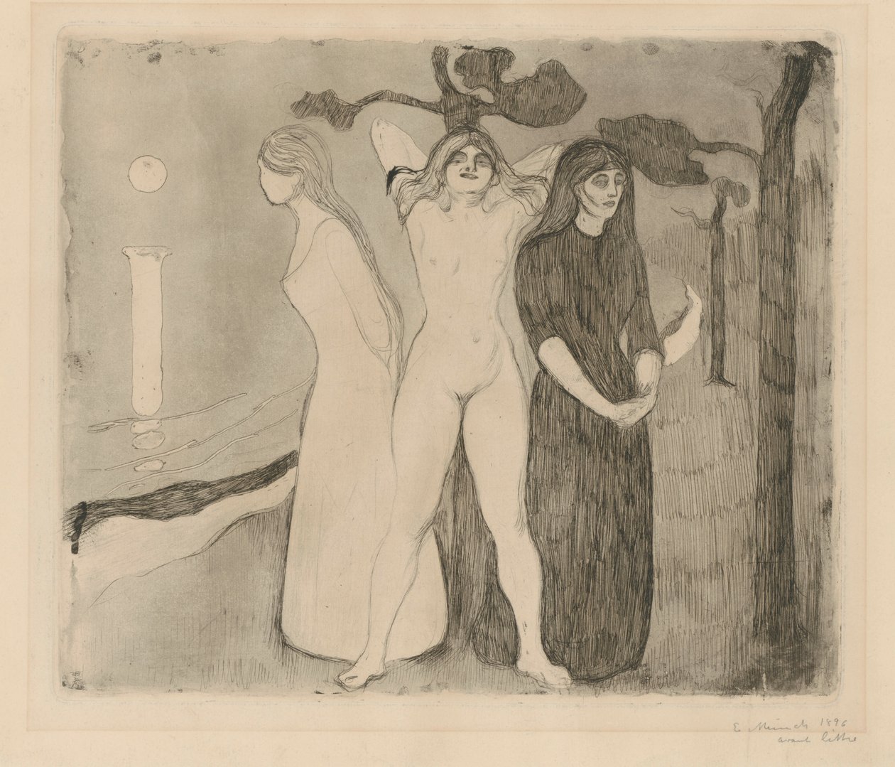 La Femme II (Sphinx ; la femme en trois étapes) - Edvard Munch