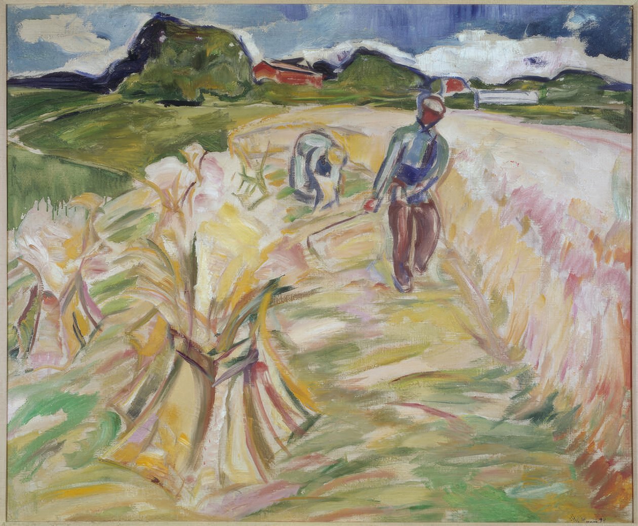 Le champ de blé - Edvard Munch