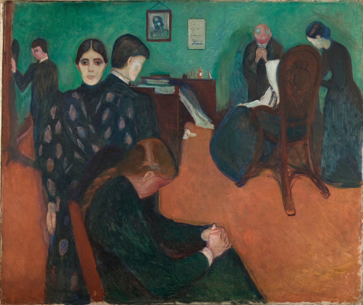 La mort dans la chambre de malade - Edvard Munch