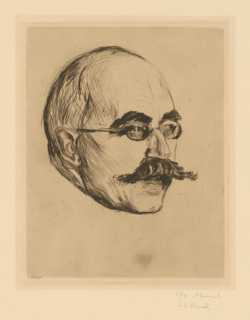 Dr Gustav Schiefler - Edvard Munch