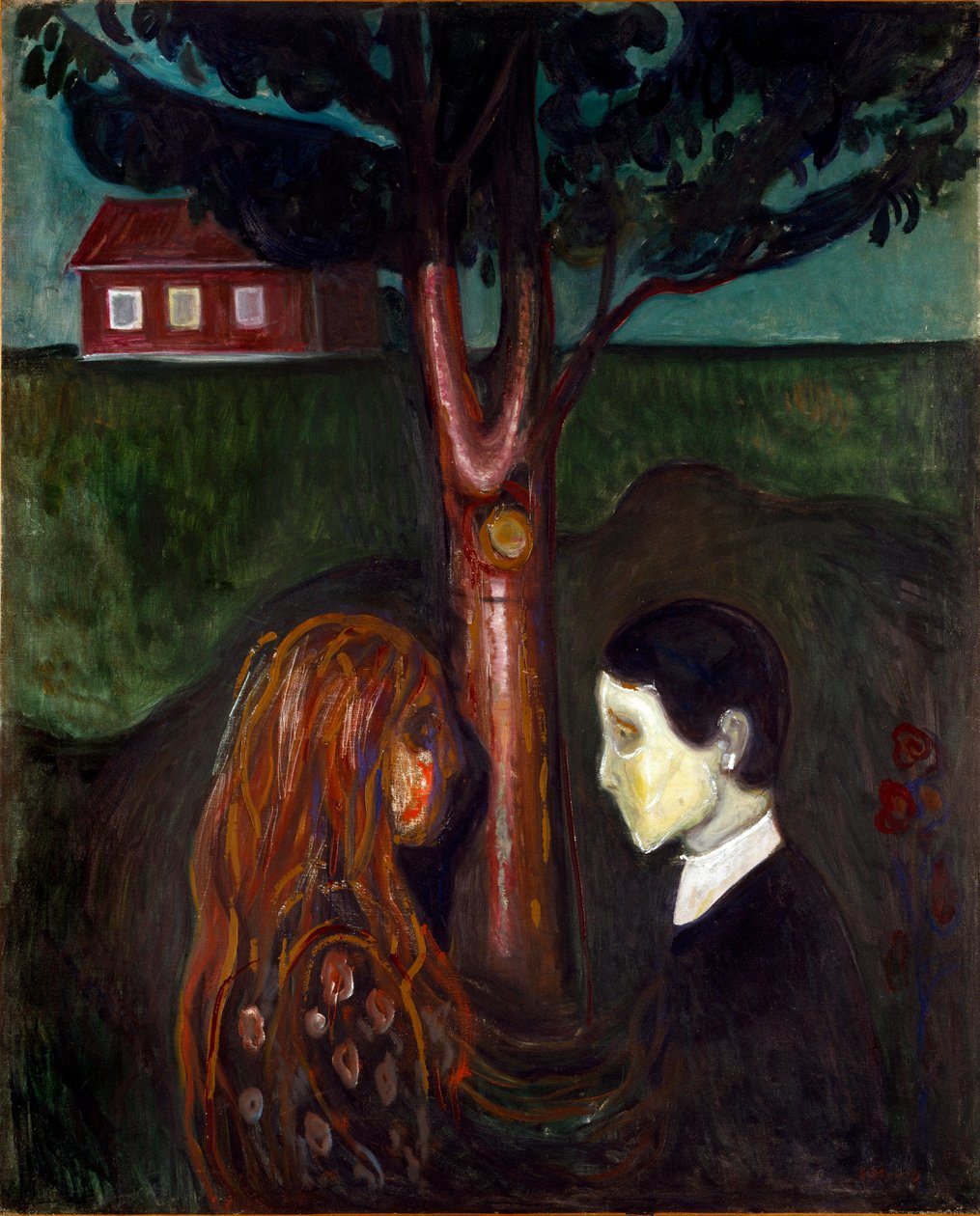 Les yeux dans les yeux - Edvard Munch