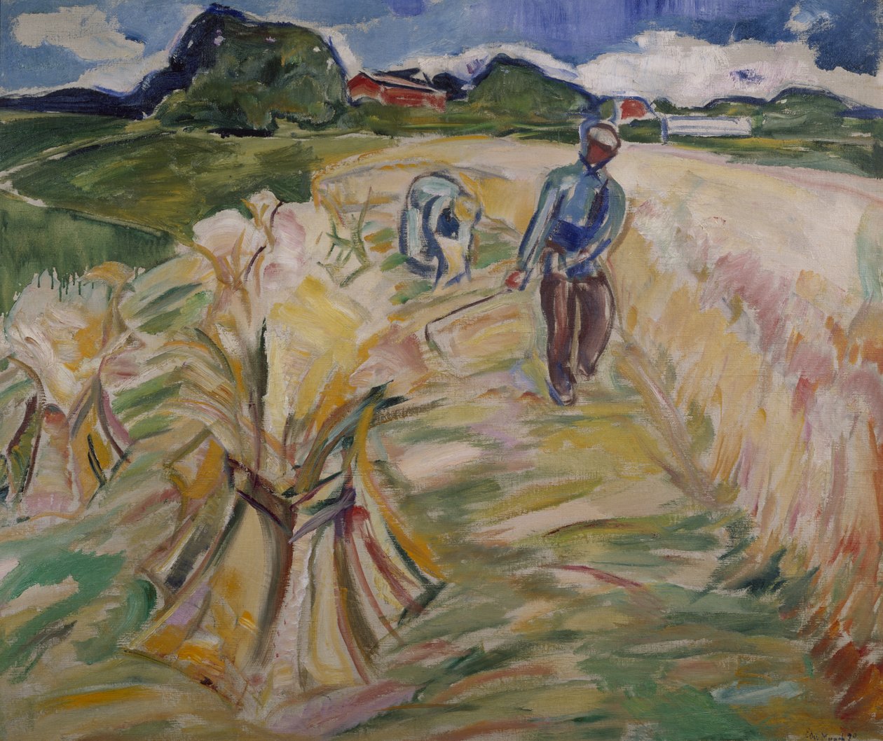 Wachstum des Bodens von Edvard Munch