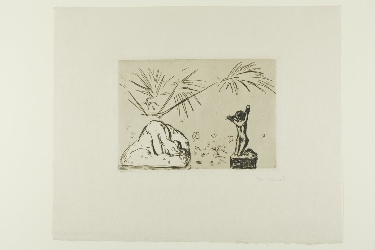 Intérieur avec sculptures - Edvard Munch