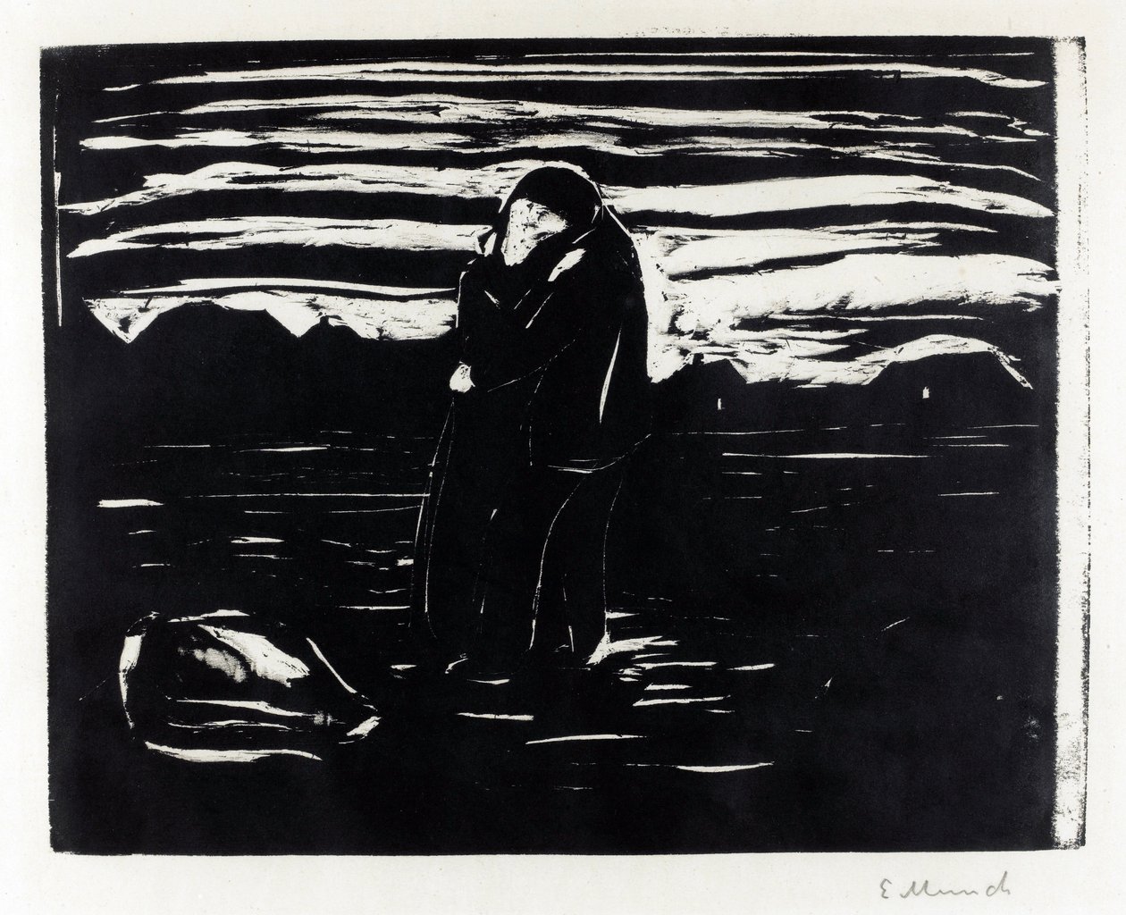Le baiser dans les champs - Edvard Munch