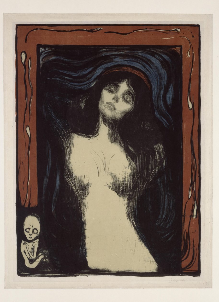 Madonna (femme aimante) - Edvard Munch