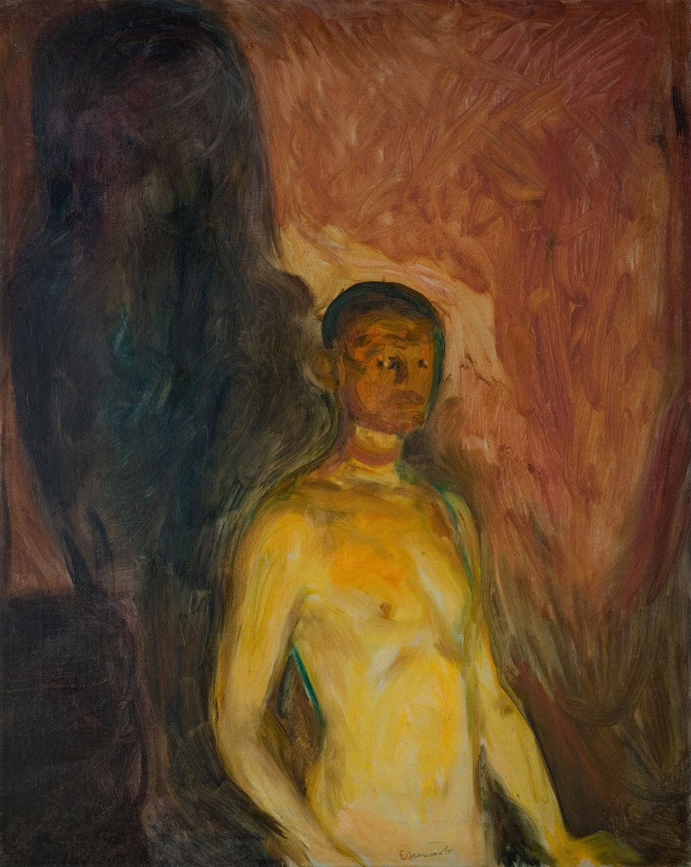 Autoportrait en enfer - Edvard Munch