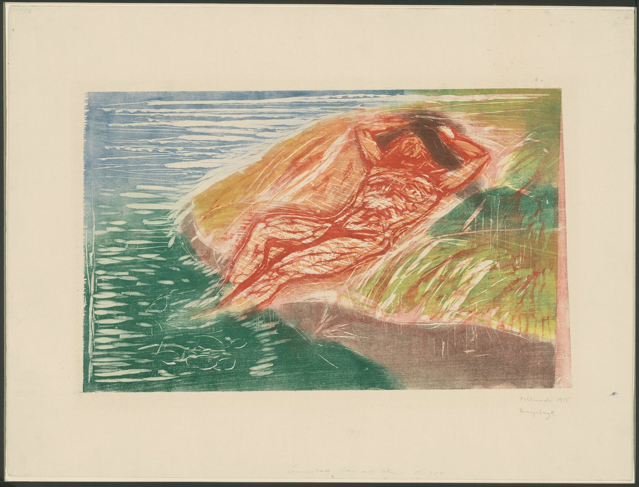 Bain de soleil I - Edvard Munch