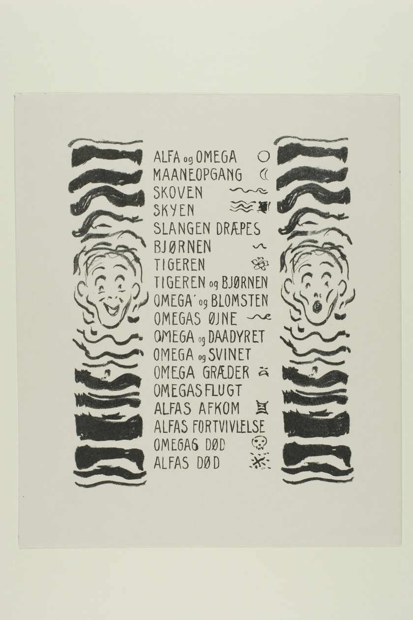 Table des matières - Edvard Munch