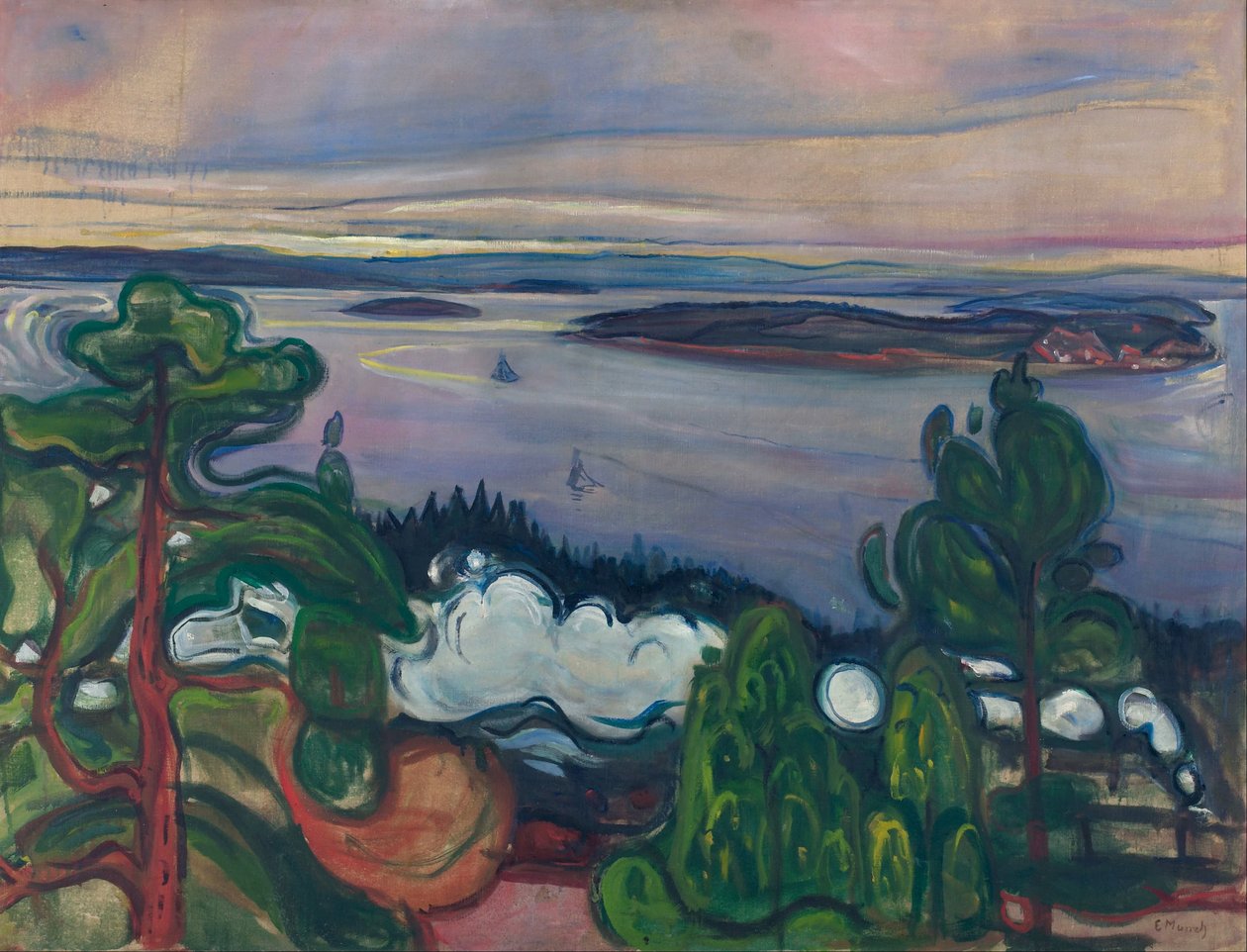 Fumée de train  - Edvard Munch