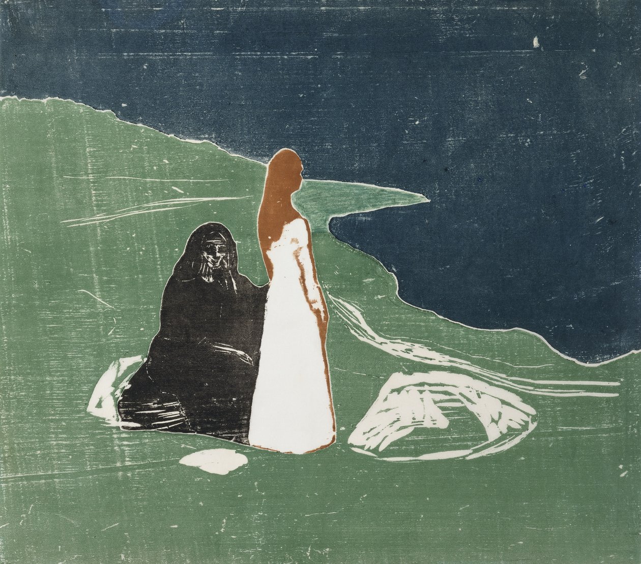 Femmes au bord de la mer - Edvard Munch