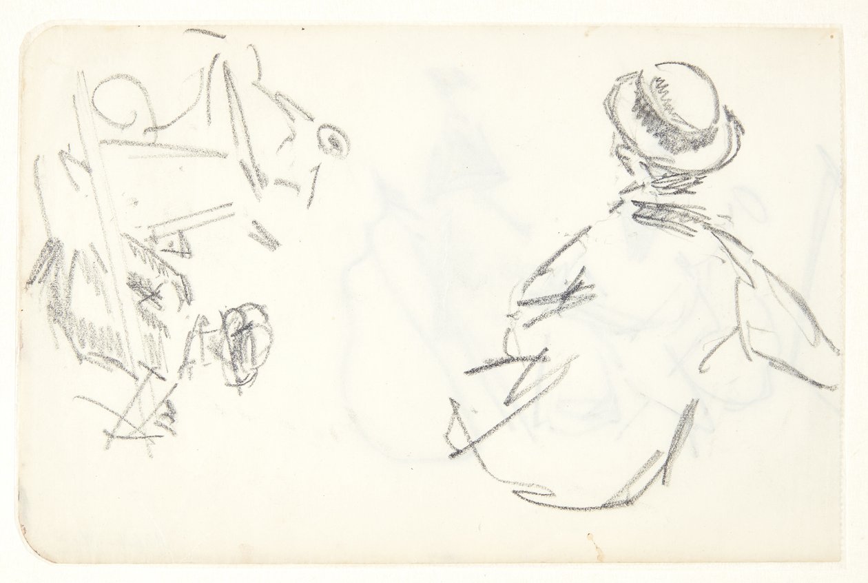 Études de figures pour le tableau de Langelinie - Edvard Weie