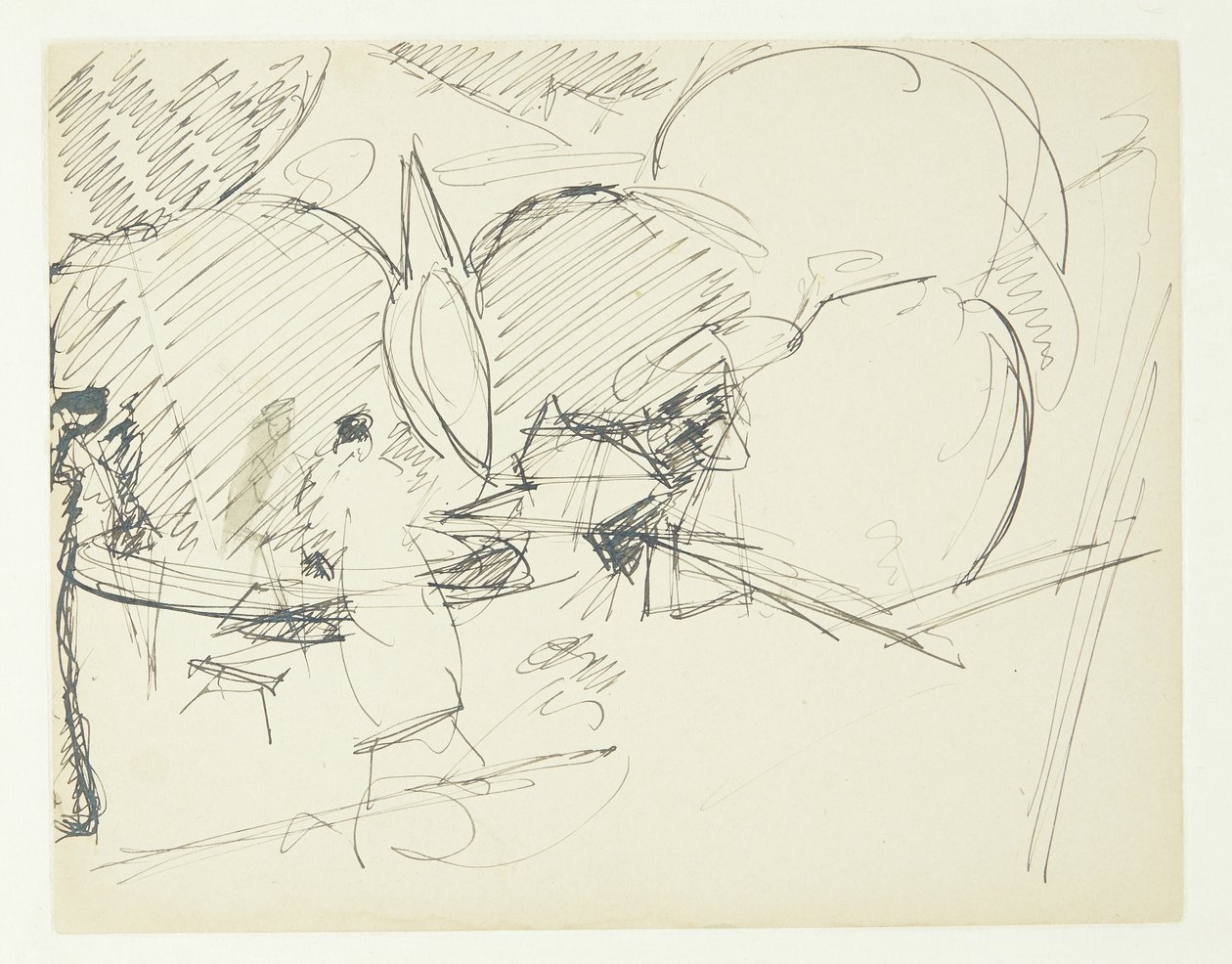 Étude de composition pour le tableau de Langelinie - Edvard Weie