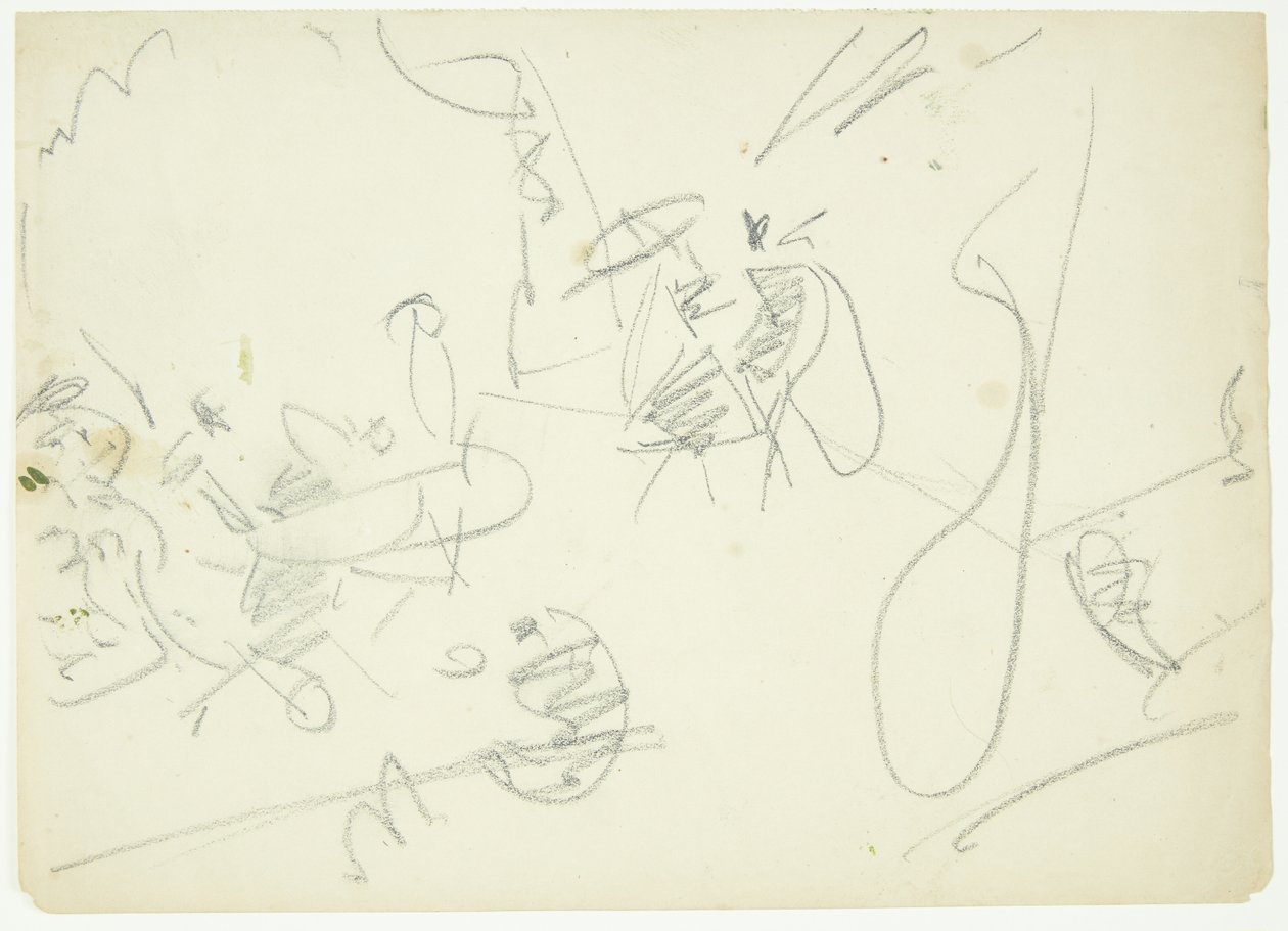 Étude de composition pour le tableau de Langelinje - Edvard Weie