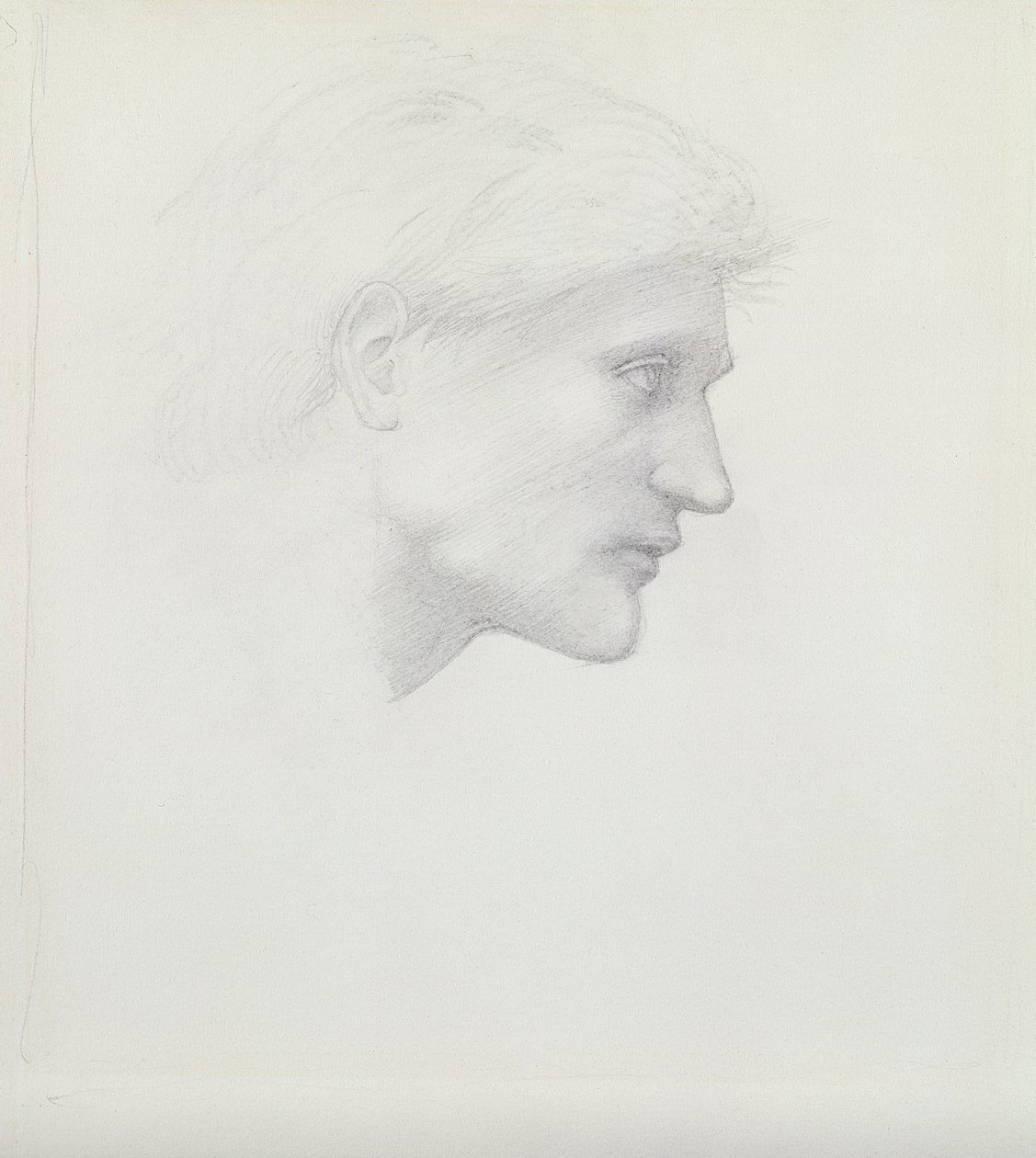 Alessandro di Marco - étude de tête - Edward Burne Jones