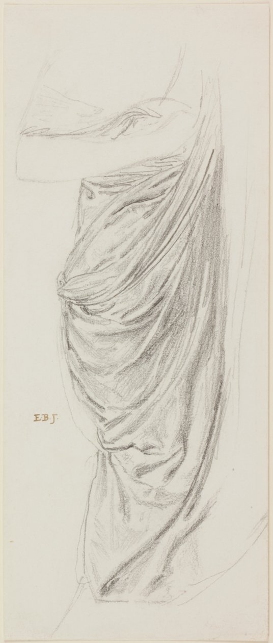 Étude de draperie pour Thésée et Ariane - Edward Burne Jones