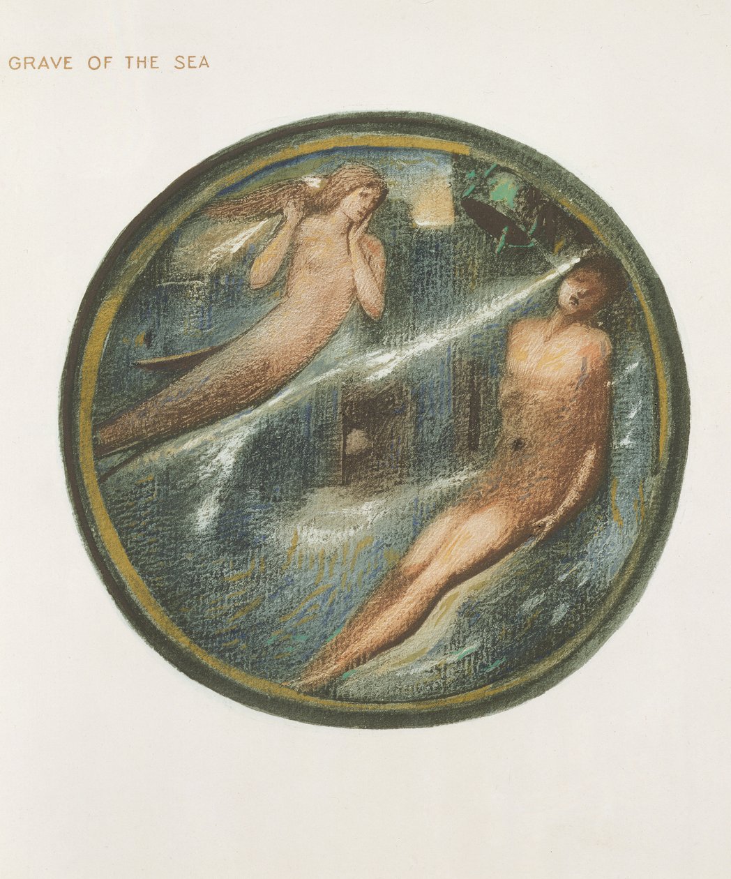 Le Livre des Fleurs : XVI. Tombe de la mer, 1905 - Edward Burne Jones