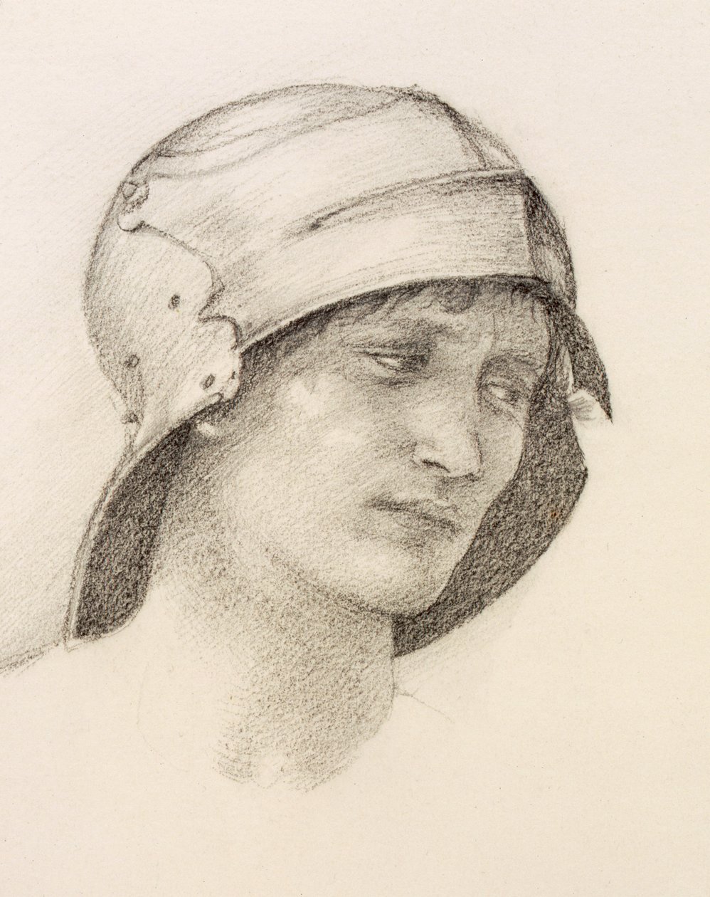 Femme avec un chapeau, détail d