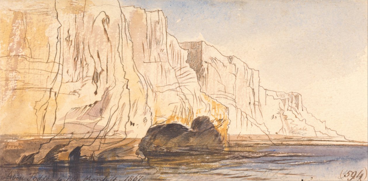 Abu Fodde, 16h00, 4 mars 1867 - Edward Lear