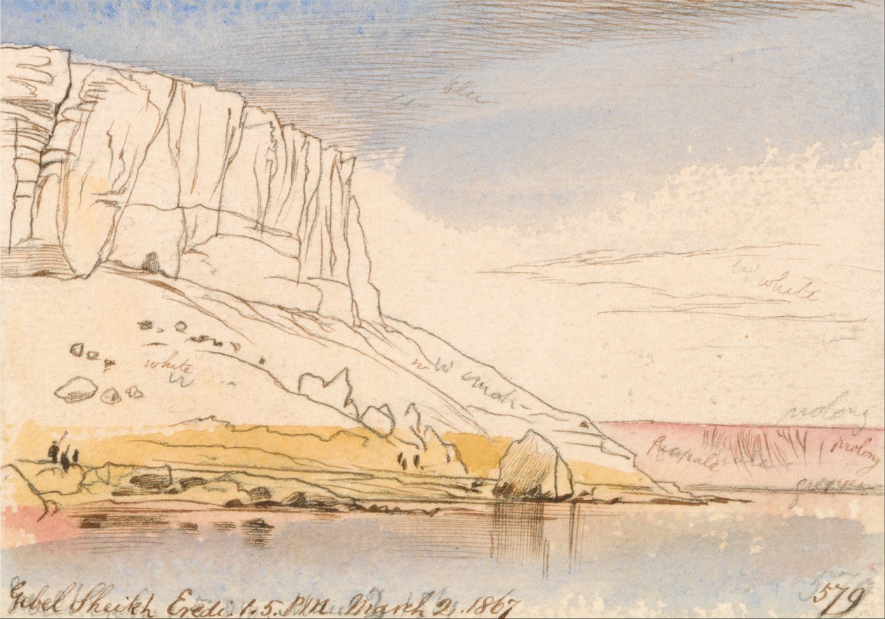 Gebel Sheikh Eredi - Edward Lear