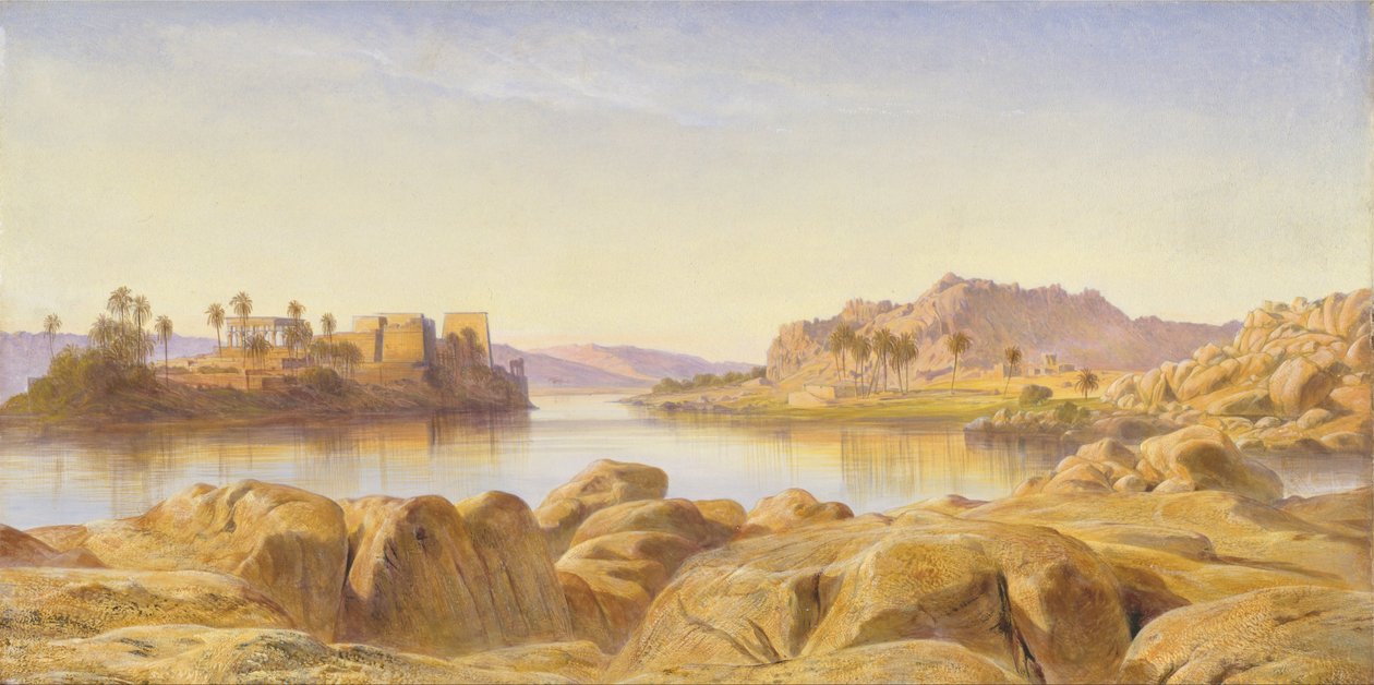 Philae, Égypte - Edward Lear
