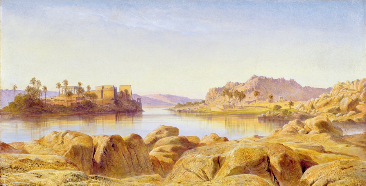 Philae, Égypte, 1863 - Edward Lear