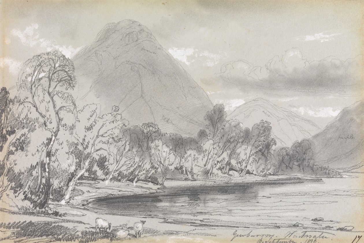 Yewbarrow, Wastwater, 16 septembre 1836 - Edward Lear
