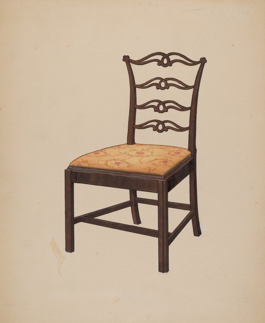 Chaise Chippendale - Edward A. Darby