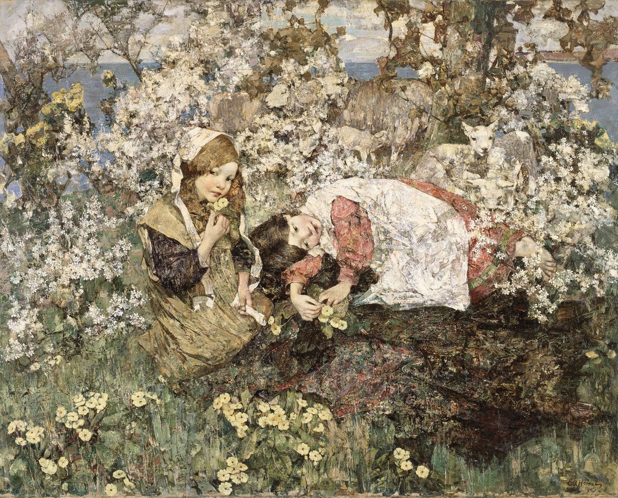 Idylle au printemps - Edward Atkinson Hornel