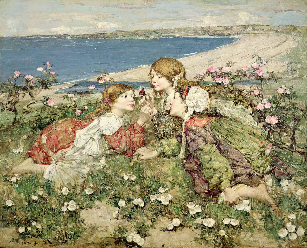 Roses du Bord de Mer - Edward Atkinson Hornel