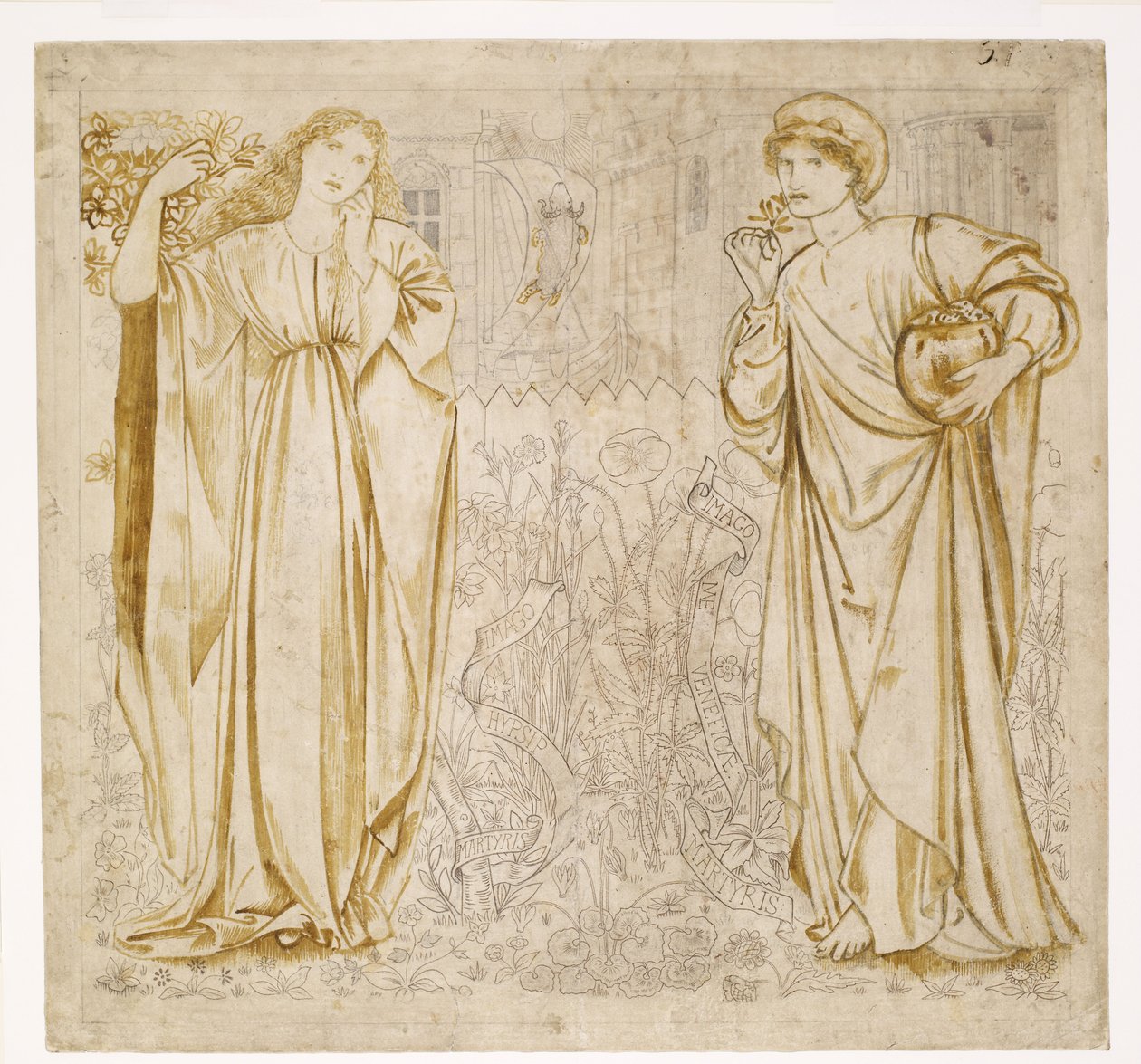 La Légende des femmes vertueuses de Chaucer - Hypsiphile et Médée - Edward Burne-Jones