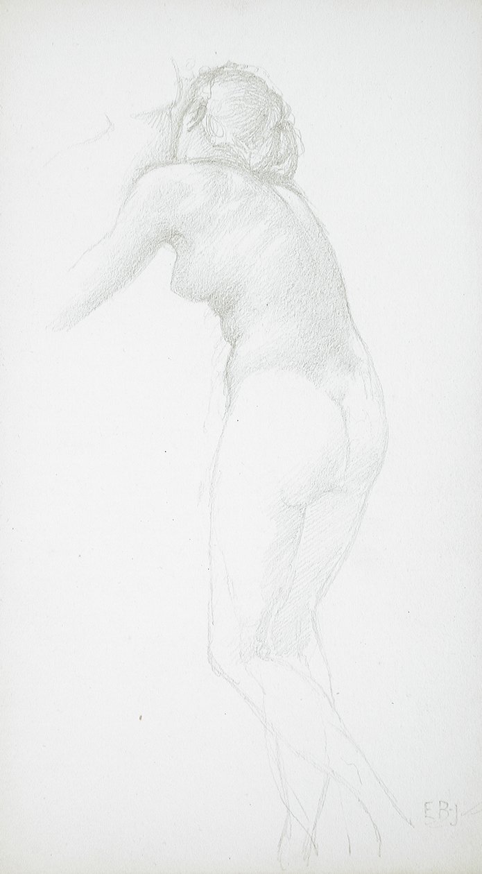 Nu féminin vu de dos - Edward Burne-Jones