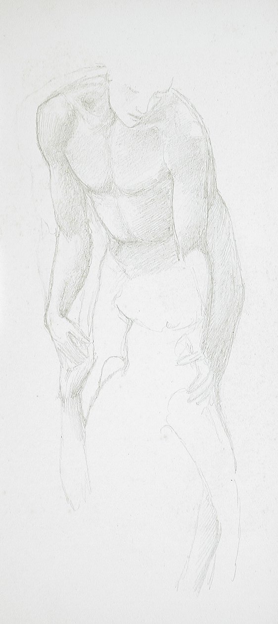 Deux nus masculins - Edward Burne-Jones