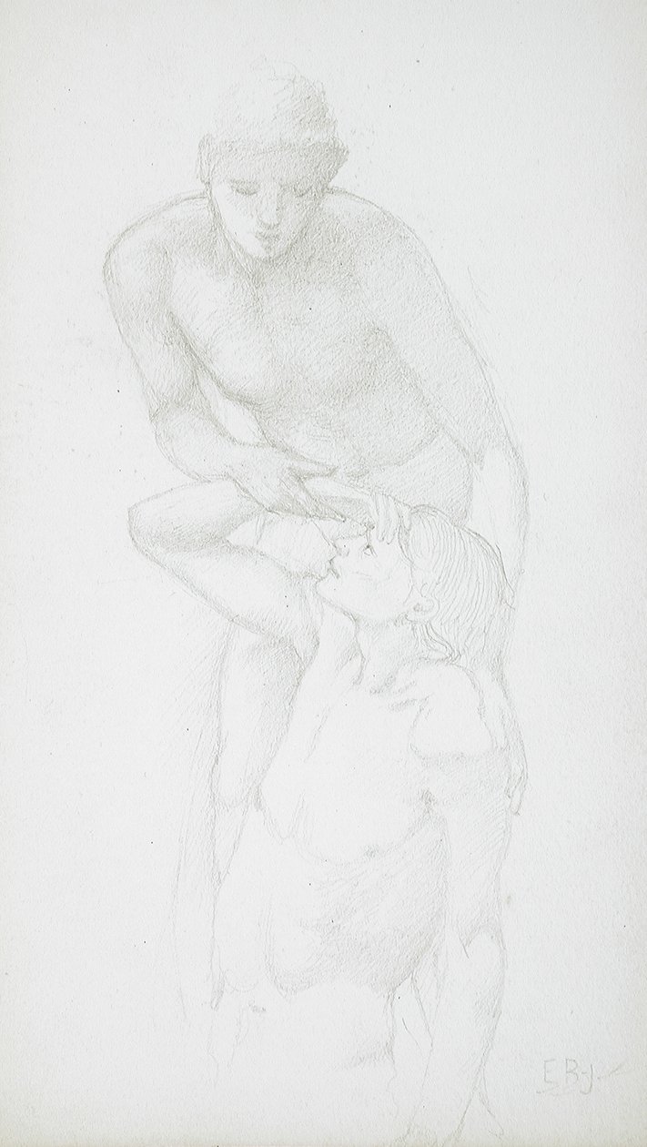 Deux nus masculins - Edward Burne-Jones