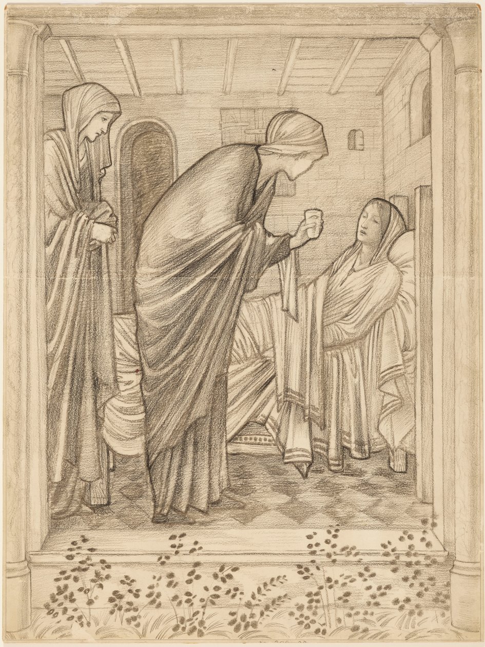 Rendre visite aux malades - Edward Burne-Jones