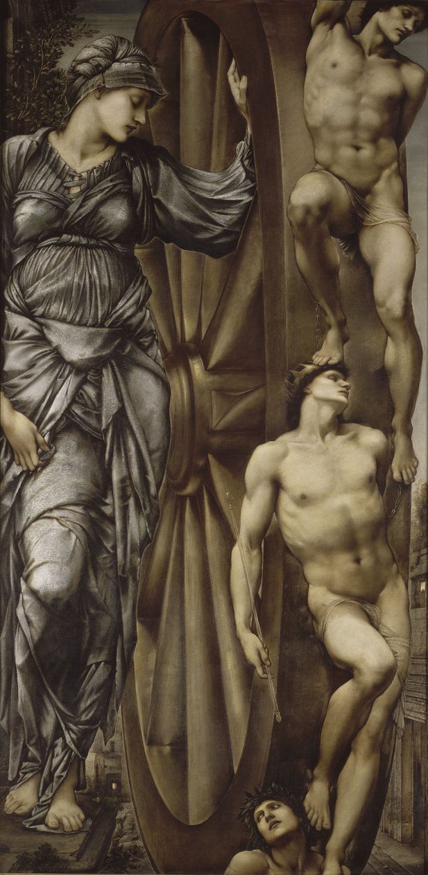 La roue de la fortune - Edward Burne Jones